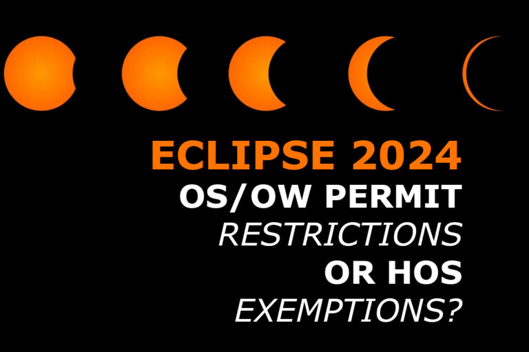Solar Eclipse 2024: Will there be Hours-of-Service Exemptions or Oversize/Overweight Restrictions?