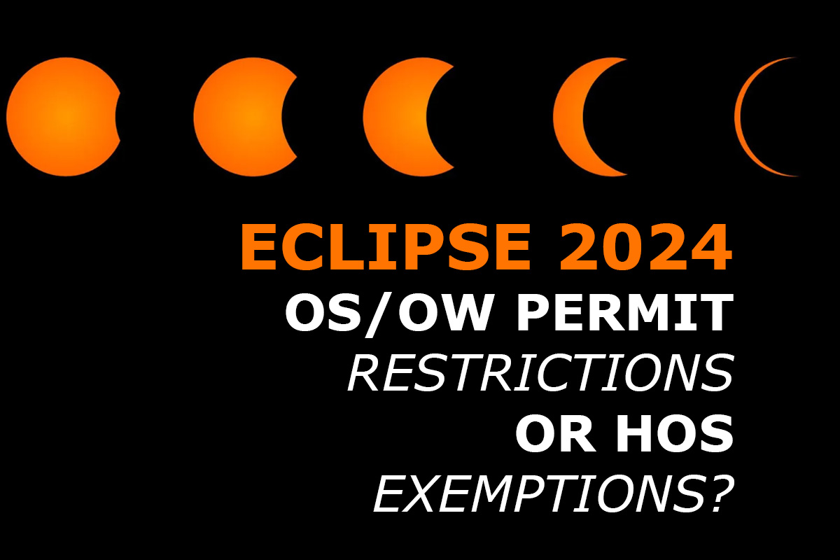 You are currently viewing Solar Eclipse 2024: Will there be Hours-of-Service Exemptions or Oversize/Overweight Restrictions?
