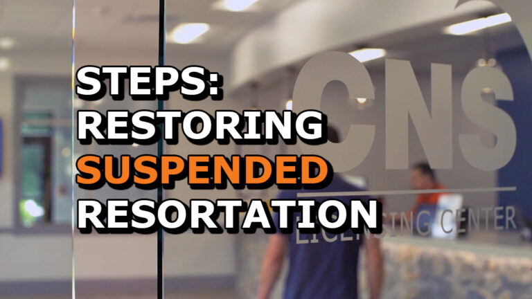 Steps to Restore Your Suspended Registration